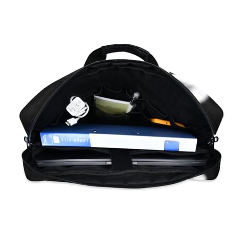 Bolso maletín para laptop con estampado calaveras miniatura 7