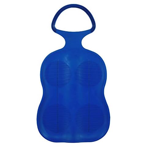 WHTBOX Large Plastic Sledge/Toboggans,Grassland,Kids,Adults,Winter Sports,Comfortable Cover