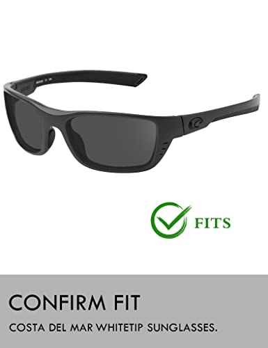 Raydi Polycarbonate Replacement Lenses for Costa Del Mar Whitetip Rectangular Sunglasses3