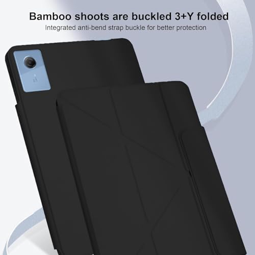 Image of Case for Lenovo idea Tab Plus 12.1 inch 2025 with Vertical Stand Function, Anti-Drop, Shockproof, Protective Cover for Lenovo Idea Tab Plus 12.1 inch - Black