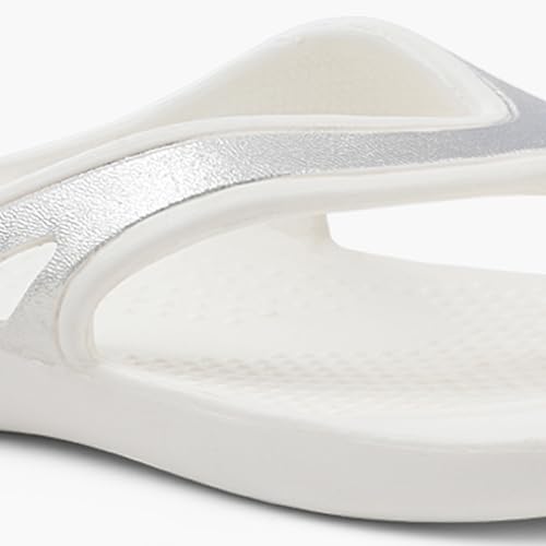Image of SOLETHREADS Gleam Women Flip Flop | Metallic Strap | Lightweight | Soft Comfortable | Waterproof | Stylish | Thong | Anti Skid | Slippers | Styles | Daily Use | Everyday Slippers