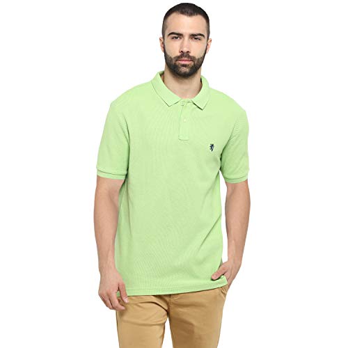 Image of Red Tape Men's Solid Regular Fit Polo