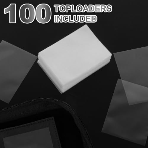 Image of Top Loader Binder 12 Pocket, Holds 480 Toploaders, 100 Toploaders INCLUDED