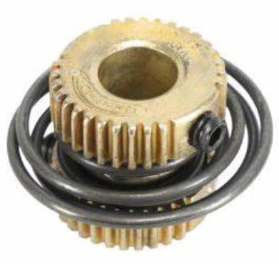 Crown 10010 Mechanical Coupling Assembly, 1/2 x 1/2 Inch Shaft Diameter, Brass Gear Spiralink 10010