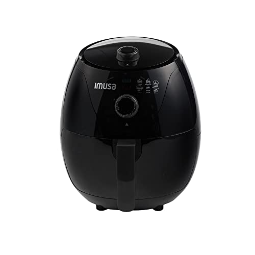 IMUSA 3.3qt Electric Air Fryer, Black