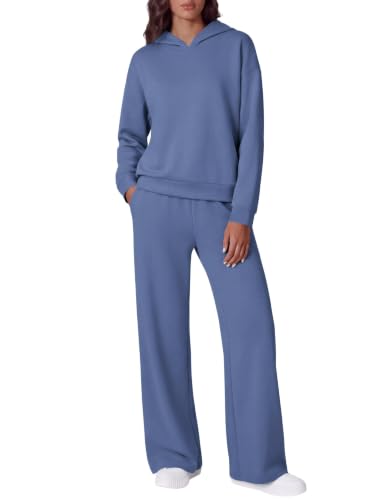 Ekouaer 2 Piece Sets for Women Matching Lounge Sets Sweatsuits Hoodie - image 1