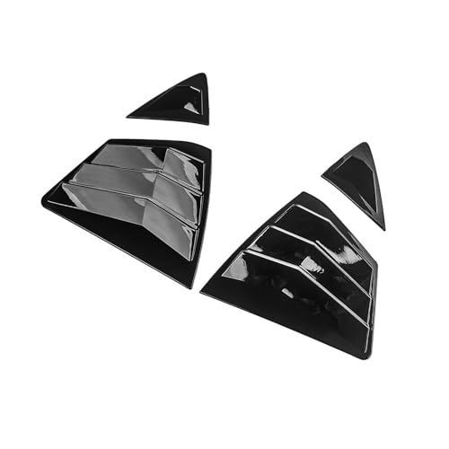 Persiennes de vitre latérale pour Toyota Camry 2024 look sportif noir brillant