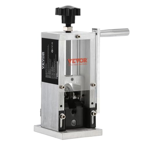 VEVOR Kabelschälmaschine 1,5-25mm Kabelabisoliermaschine Manuell oder Bohrmaschine angetrieben Kabel Abisoliermaschine 130x130x300mm Ideal zum Abisolieren von ummantelten monofilen mehradrigen Drähten