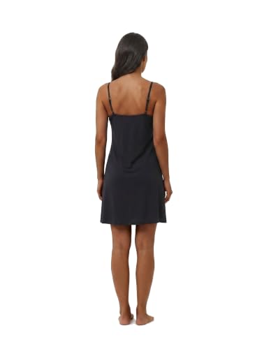 Image of Inner Sense Organic Cotton Nighty for Women Stylish I Above Knee Length Spaghetti with Scoop Neck Design I Adjustable Straps Camisole for Woman to Wear Solo or Layered