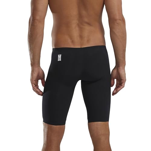 TYR Venzo Solid Low Waist Jammer Swimsuit Bañador, Onyx, 23 para Hombre