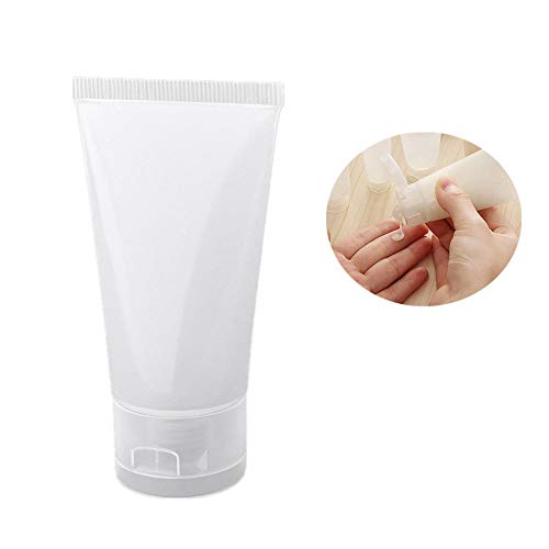 Preisvergleich Produktbild DUOBANGS Reiseflaschen Reisebehälter Mustertöpfe für Kosmetika Kleine Reise-Flaschen Make-up-Töpfe Tragbare Lotionsemulsionsflasche Behälter Mit Deckeln 50g