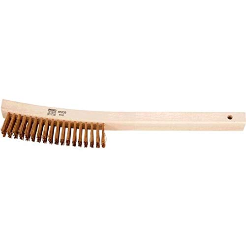 PFERD Curved Handle Scratch Brush 4X19 Rows (85009) (12/Each)