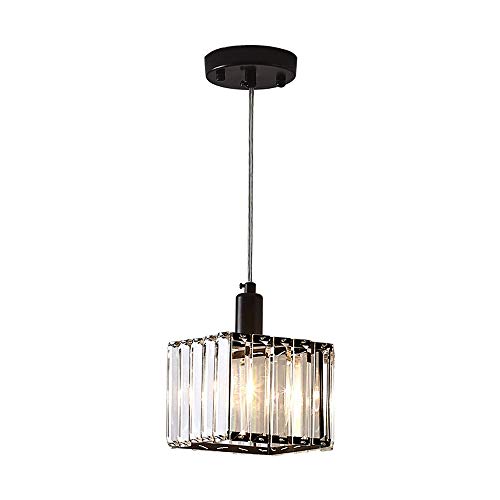 Lustre moderne cristal plafonnier tambour luminaire chambre luxe