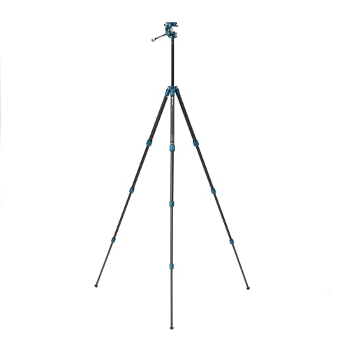 Trépied Benro Superslim CF 0 avec tête PHVF2 à 4 sections en carbone léger