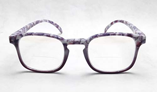疲労軽減 おしゃれ 遠近両用老眼鏡 軽量 ズームマジック(ZOOMMAGIC) ブルーライトカット かっこいい JT-4506 グレイリッシュ【度数/3.0】