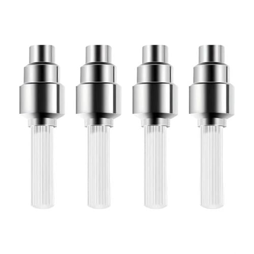 Teybouk 4 PCS Bike Wheel Lights, Waterproof Car LED Wheel Lights, Smart Vibration Sensor Tire Valve Stems Cap Lamp, Universal Car Bike Bicycle Motorbicycle Cool Reflector Accessories (Multicolored)