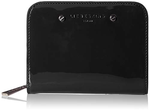 Preisvergleich Produktbild Liebeskind Berlin Damen Paconnyh8 Venus Geldbörse, Schwarz (Black), 2x10x13 cm