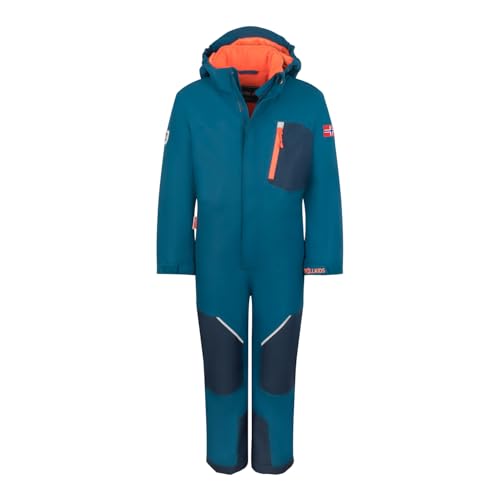 Trollkids Kids Isfjord Snowsuit XT 116, madeira blue