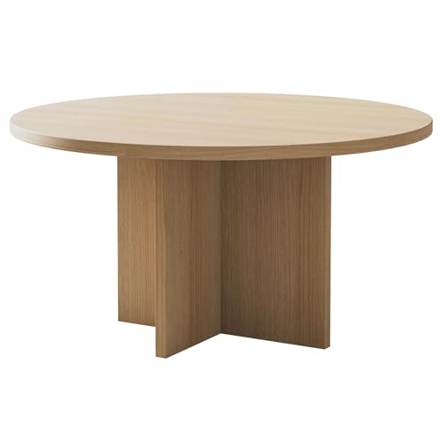 Selsey OVO - Table Basse Ronde - 76x76 - Couleur du Frêne–Chêne Lindberg