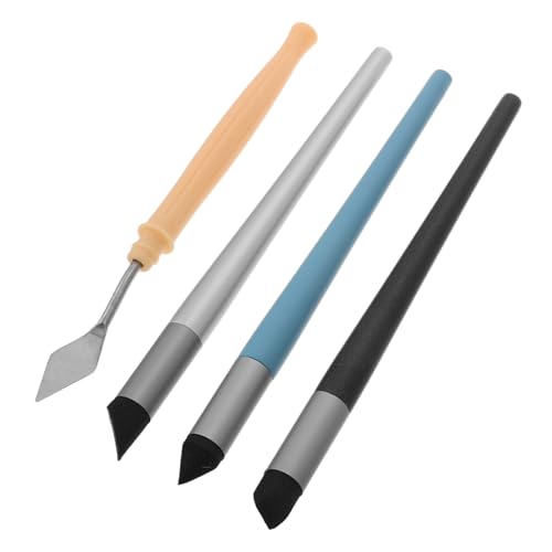 CIYODO 3-Pack Oil Pastel Rubbing Pen Soft Sponge Head for Blending Multi-Functional Art Tools for Artists Sketching and Oil Painting