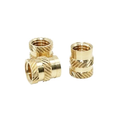 真鍮ヒートインサートナット詰め合わせセット ホットメルトローレットねじ込み埋め込み銅 3Dプリントナットインサートプラスチック部品(M3 M4 (1240PCS))