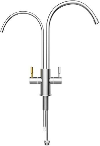 WDSOPK Sink Taps Kitchen Faucet,Drinking Water Filter Brushed 360 Rotatable Ro Reverse Osmosis (J)