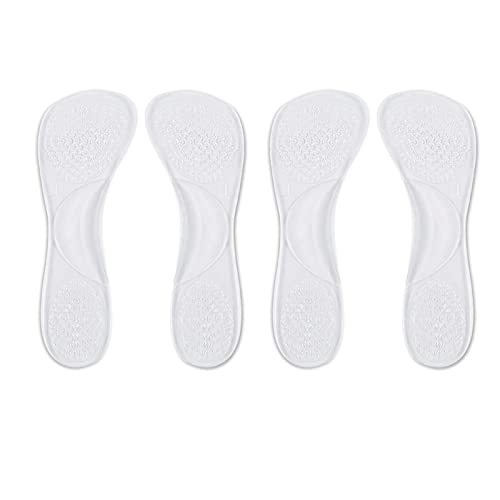 2 pares de plantillas para tacones altos, acolchadas y confortables