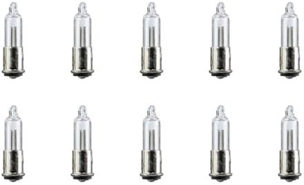CEC Industries C9A Neon Indicator Bulbs, 105 to 125 V, 0.25 W, SX6s Base, T-2 shape (Box of 10)
