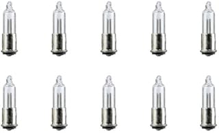 CEC Industries C9A Neon Indicator Bulbs, 105 to 125 V, 0.25 W, SX6s Base, T-2 shape (Box of 10)
