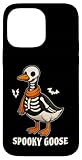 silly spooky goose halloween funny silly goose skeleton fall custodia per iphone 14 pro max