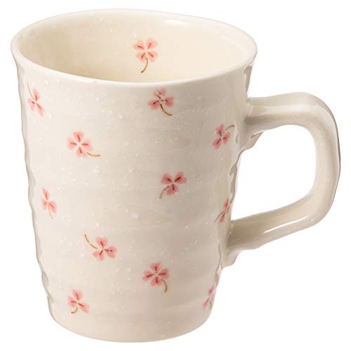 かじゅあるらいふ(Kakuni) 美濃焼 ハッピークローバー マグ ピンク K21031のサムネイル