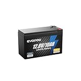 EVOPOW 128Wh 12.8V LiFePO4バッテリー 10Ah リン酸鉄リチウムイオンバッテリー 10AのBMS内蔵 3000以上のサイクル 小型 軽量 IP55防水 非常用電源 子供用スクーター おもちゃ 魚群探知機 キャンプ用品 防災グッズ ソーラー充電 環境にやさしい 省エネ 日本語説明書 三年間 保証