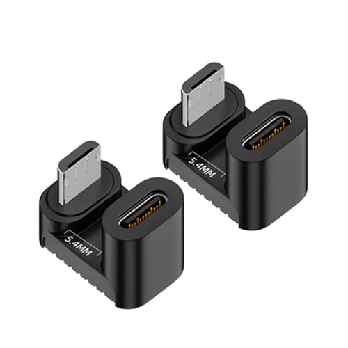 Adaptateur USB C vers Micro USB coudé à 180° transfert rapide 480 Mbps - 4