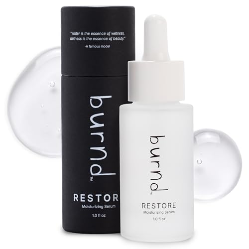 burnd. Microbiome Restoring Face Serum Barrier Repair Moisturizer, Hydrating Facial Serum, organic, Non-Comedogenic, Plant-Based, Preservative-Free Skincare, 1 fl oz