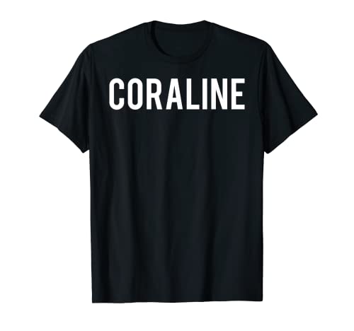 Coraline T Shirt - Cool nuevo divertido nombre fan barato regalo tee Camiseta