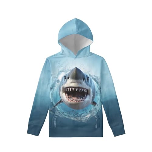 Xhuibop Kids Hoodies for Boys Girls Hoodie Sweatshirts with Drawstring Pullover Hooded 6-16 Size2