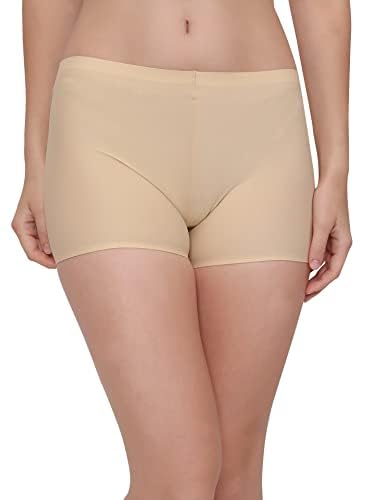 Image of LOURYN KOULYN Women's Ice Silk Seamless Boyshort Panty, (Pack of 3 Panty)