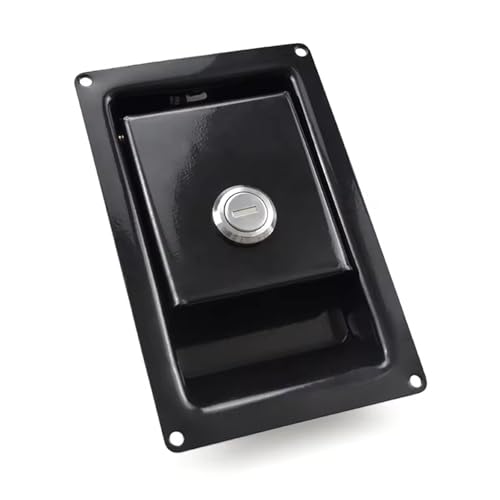 Serrure concave grand panneau noir résolvant les problèmes d'espace et de fermeture