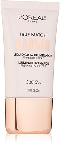 L'Oreal Paris True Match Lumi Liquid Glow Illuminator, Ice [C301] 0.67 oz (Pack of 2)