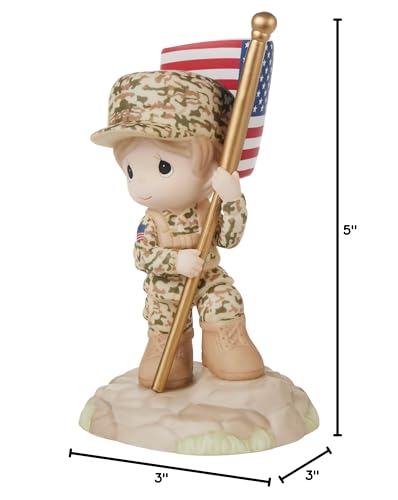 Precious Moments 2320 Military Figurine | Thank You thumb #4