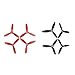 LoveinDIY 8pcs Upgraded 3 Leaf Propeller Prop Blade Parts for Parrot Bebop 2