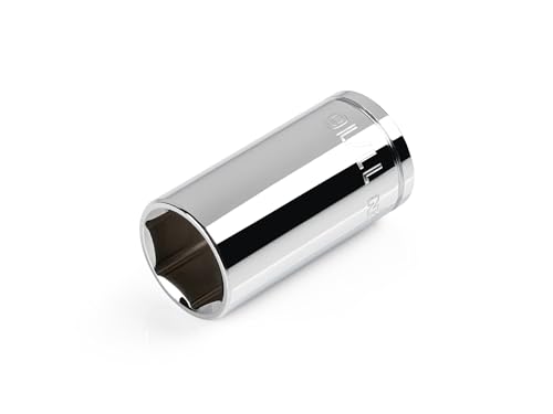 Image of TEKTON 3 /8 Inch Drive x 11 /16 Inch Semi-Deep 6-Point Socket | SHD14017
