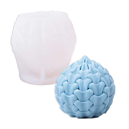 Tone Fun The Seed of Life Shape Candle Silicone Molds for Making Candle, Resin, Aromatherapy Candles, Handmade Wax Soap, Home Decor, Craft