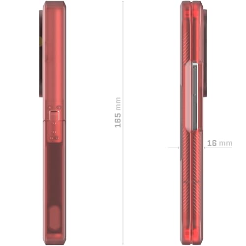 Ghostek Covert Clear Galaxy Z Fold 7 Case with Built-in Kickstand, MagSafe and Full Hinge Protection Designed for 2025 Samsung Fold7 (8") (Pink) by Ghostek - Image 8