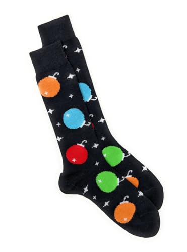 Image of WARRIOR APACA SOCKS - Alpaca Wool Thick Fun Novelty /Camp Socks for Men & Women - Cozy Soft, Warm and Hypoallergenic 1-Pair (Holiday Ornament, Large)