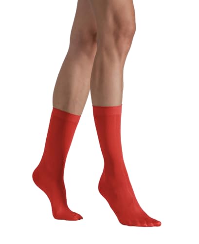 LECHERY Lustrous Silky Shiny Sheer Dress Socks, Stockings For Women, 2-Pack