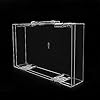 High Transparency Visible Plastic Box Clear Storage Case with Lid Use for Organizing Jewelry, Tools, Office supplies, Pet supplies, DIY materials,Use as handbags