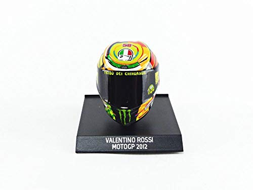 Minichamps 315120046 1:10 Helmet-Valentino Rossi-MotoGP 2012 Collectible Miniature Car, Multicoloured