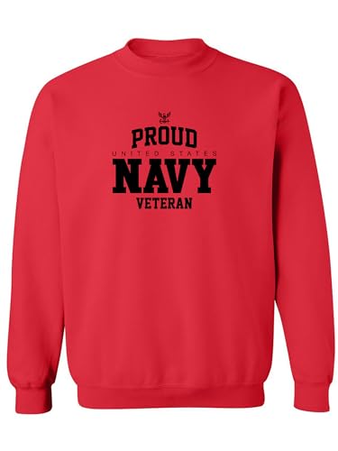 zerogravitee Proud United States Navy VETERAN Crewneck Sweatshirt