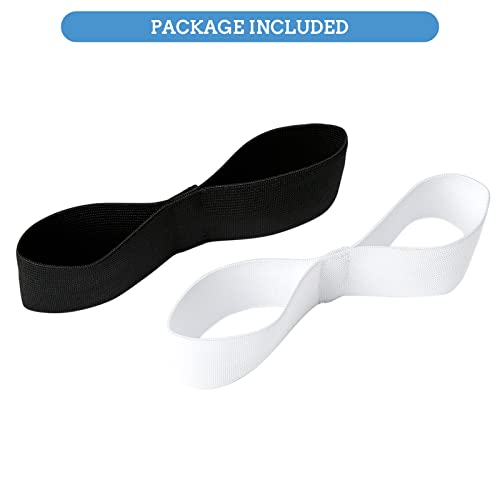 Giurkuu 2 Pack Baseball Swing Trainer Bands,Baseball Training Aids For Hitting,Perfect Baseball Accessories For Baseball & Softball Players(Black+White) #TOP6